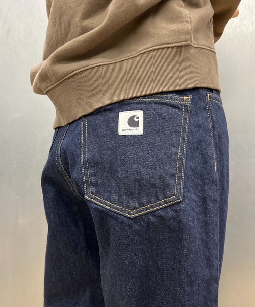 Carhartt WIP（カーハートダブリューアイピー）の「CARHARTT WIP / カーハート ダブリューアイピー WBRANDON PANT（デニムパンツ・レディース・ネイビー・24/25）」の5枚目の写真