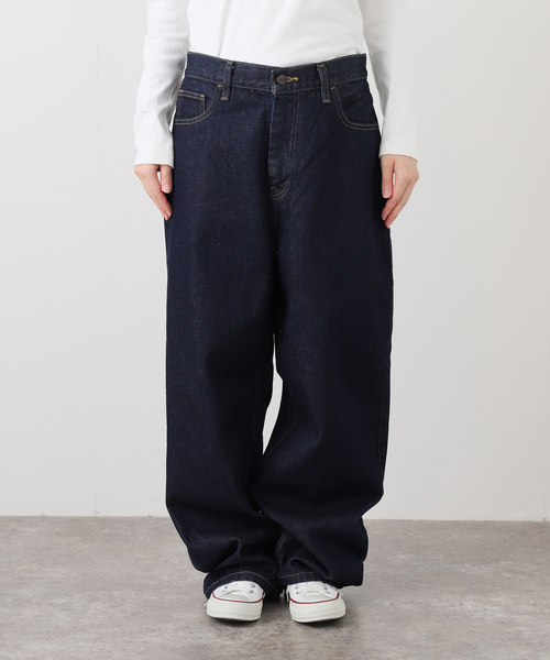 Carhartt WIP（カーハートダブリューアイピー）の「CARHARTT WIP / カーハート ダブリューアイピー WBRANDON PANT（デニムパンツ・レディース・ネイビー・24/25）」の6枚目の写真