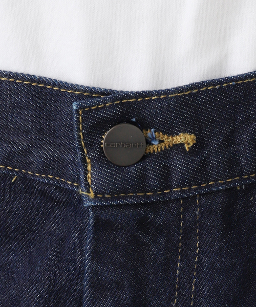 Carhartt WIP（カーハートダブリューアイピー）の「CARHARTT WIP / カーハート ダブリューアイピー WBRANDON PANT（デニムパンツ・レディース・ネイビー・24/25）」の14枚目の写真