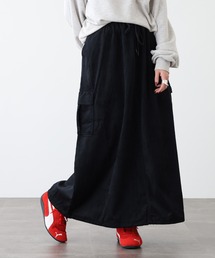 Ree&Mee（リーアンドミー）の「Ree&Mee 6W コーディロイ ウエストイージー 裾しぼり カーゴスカート（スカート）」