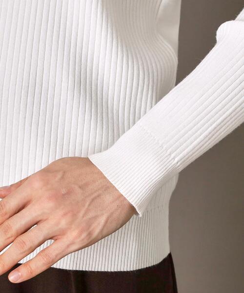 セール】ワイドリブ タートルネックニット（ニット/セーター