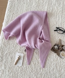 Ritzy（リッツィー）の「ウール100%素材　三角ニットスカーフ（バンダナ/スカーフ）」