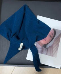 Ritzy（リッツィー）の「ウール100%素材　三角ニットスカーフ（バンダナ/スカーフ）」