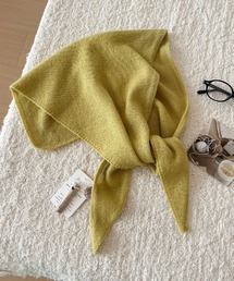 Ritzy（リッツィー）の「ウール100%素材　三角ニットスカーフ（バンダナ/スカーフ）」