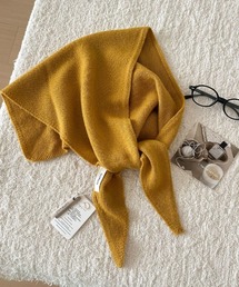 Ritzy（リッツィー）の「ウール100%素材　三角ニットスカーフ（バンダナ/スカーフ）」