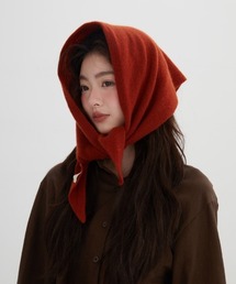 Ritzy（リッツィー）の「ウール100%素材　三角ニットスカーフ（バンダナ/スカーフ）」