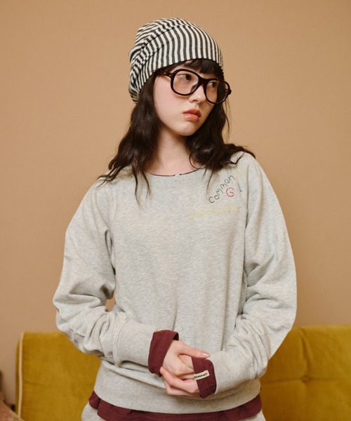 common gull products ネイビー 針と糸スウェット 種まき】針と糸スウェット（スウェット）｜common gull products