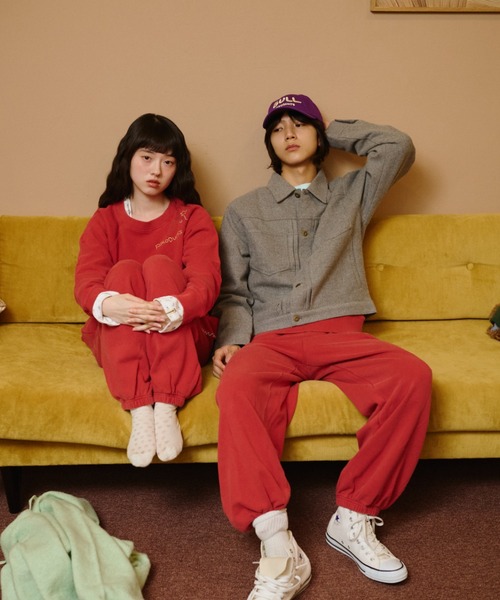 common gull products.(コモンガルプロダクツ)の「【種まき】針と糸スウェット(スウェット・レディース・ネイビー/レッド系/杢グレー・LARGE/MEDIUM/SMALL)」の14枚目の写真