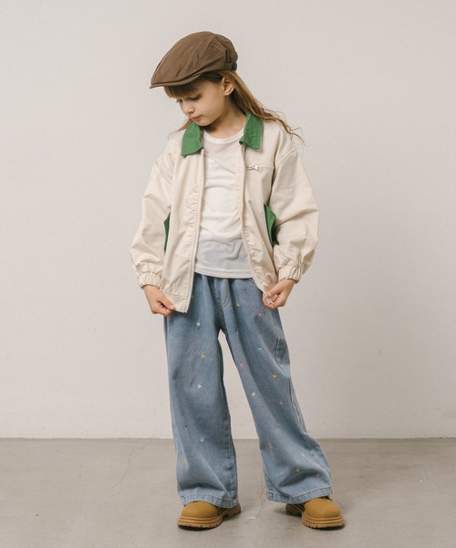 URBAN CHERRY(アーバンチェリー)の「マルチ刺繍デザインデニムパンツ(デニムパンツ・キッズ・ブルー・110cm/120cm/130cm/140cm/150cm)」の15枚目の写真