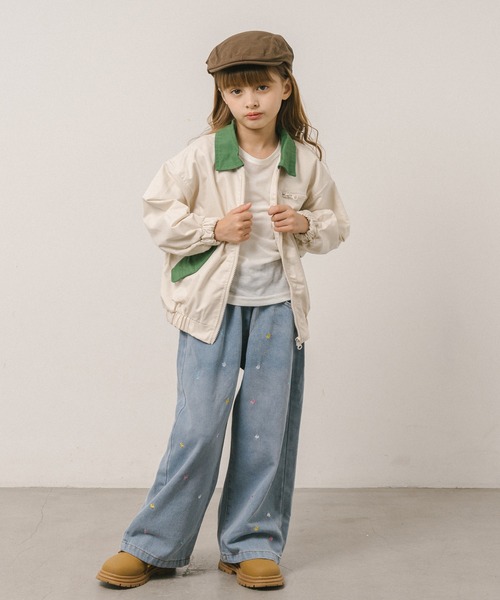 URBAN CHERRY(アーバンチェリー)の「マルチ刺繍デザインデニムパンツ(デニムパンツ・キッズ・ブルー・110cm/120cm/130cm/140cm/150cm)」の16枚目の写真