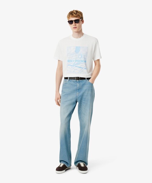 LACOSTE(ラコステ)の「ルーズフィット5ポケットデニムジーンズ(デニムパンツ・メンズ・ブルー・30/32/31/33)」の2枚目の写真