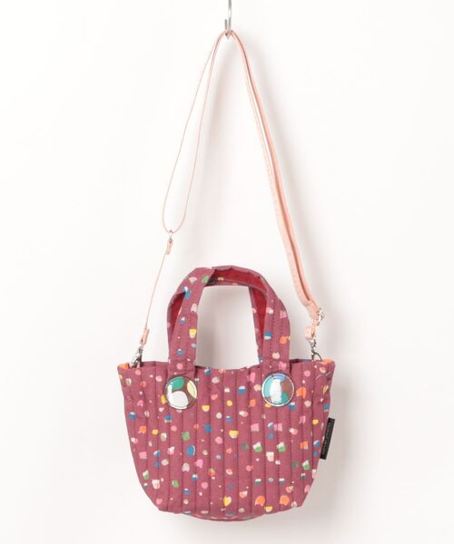 tsumori chisato CARRY（ツモリチサトキャリー）の「ハンドバッグ　ツモリチサト　きらネコてんてん（ハンドバッグ・レディース・ブラック/グリーン/ワインレッド・FREE）」の4枚目の写真