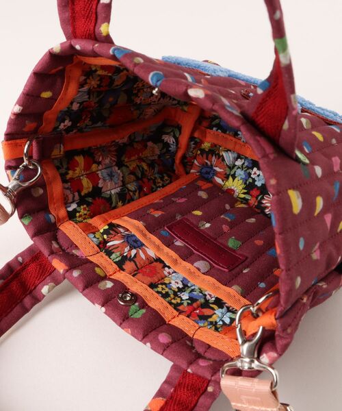 tsumori chisato CARRY（ツモリチサトキャリー）の「ハンドバッグ　ツモリチサト　きらネコてんてん（ハンドバッグ・レディース・ブラック/グリーン/ワインレッド・FREE）」の6枚目の写真