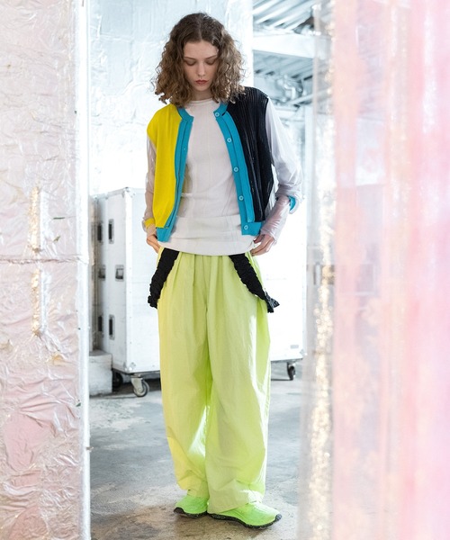 AULA AILA(アウラアイラ)の「3WAYワイドコクーンパンツ(その他パンツ・レディース・ブラック/ミント/ピンク・0/1)」の21枚目の写真