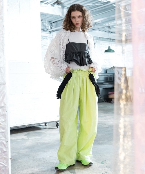 AULA AILA(アウラアイラ)の「3WAYワイドコクーンパンツ(その他パンツ・レディース・ブラック/ミント/ピンク・0/1)」の20枚目の写真