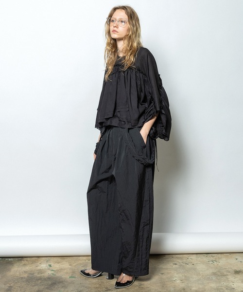 AULA AILA(アウラアイラ)の「3WAYワイドコクーンパンツ(その他パンツ・レディース・ブラック/ミント/ピンク・0/1)」の22枚目の写真