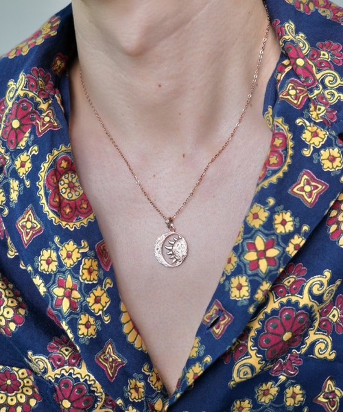 セール】moon&sun necklace/【ハワイアンジュエリー】【サージカル セール】moon&sun necklace/【ハワイアンジュエリー】【サージカル