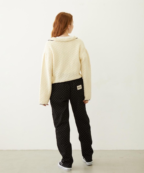MILKFED.（ミルクフェド）の「RELAXED FIT PANTS（その他パンツ・レディース・ブラック/レッド/ブラウン・M/S）」の10枚目の写真