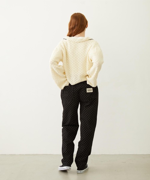 MILKFED.（ミルクフェド）の「RELAXED FIT PANTS（その他パンツ・レディース・ブラック/レッド/ブラウン・M/S）」の11枚目の写真