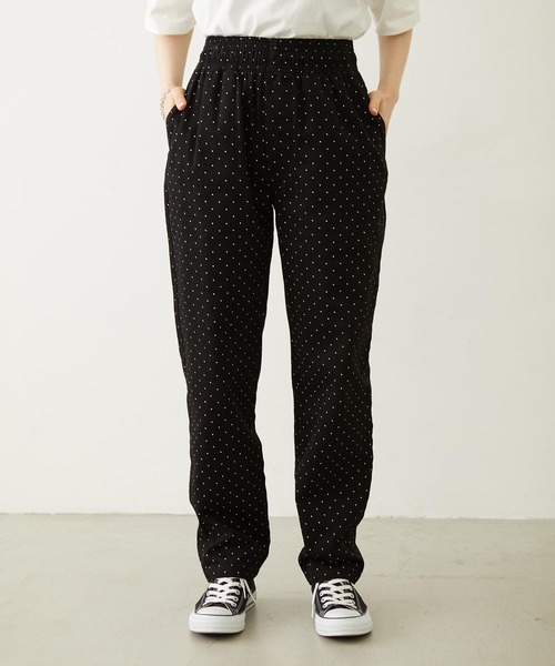 MILKFED.（ミルクフェド）の「RELAXED FIT PANTS（その他パンツ・レディース・ブラック/レッド/ブラウン・M/S）」の4枚目の写真