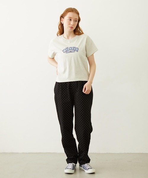 MILKFED.（ミルクフェド）の「RELAXED FIT PANTS（その他パンツ・レディース・ブラック/レッド/ブラウン・M/S）」の13枚目の写真
