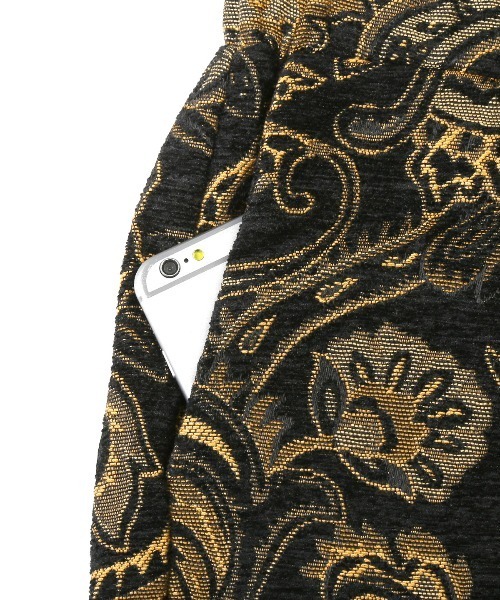 LUXSTYLE(ラグスタイル)の「ゴブラン織りペイズリー柄イージーパンツ(その他パンツ・メンズ・ブラック/ベージュ・L/M/XL)」の20枚目の写真
