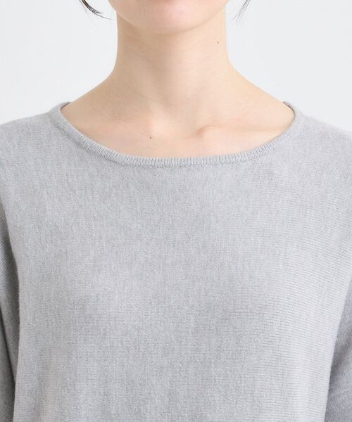 DRESKIP（ドレスキップ）の「異素材ドッキングワンピース（ワンピース・レディース・ブラック系4/グレー系4・01/02/03/04）」の14枚目の写真