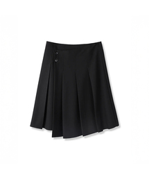 Accord Pleats Skirt BLACK