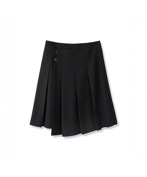 AVANDRESS(アバンドレス )の「Accord Pleats Skirt BLACK(スカート・レディース・ブラック・SMALL/MEDIUM/LARGE)」の1枚目の写真