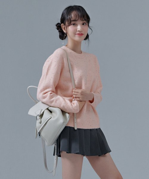 CHASECULT(チェイスカルト)の「レディース ネフ ラウンドセーター-CFRG5274D0P(ニット/セーター・レディース・PINK・85/90)」の3枚目の写真