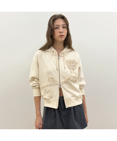 후드집업 フラワー　パーカー　sinoon nugu musinsa 후드집업 フラワー パーカー sinoon nugu musinsa