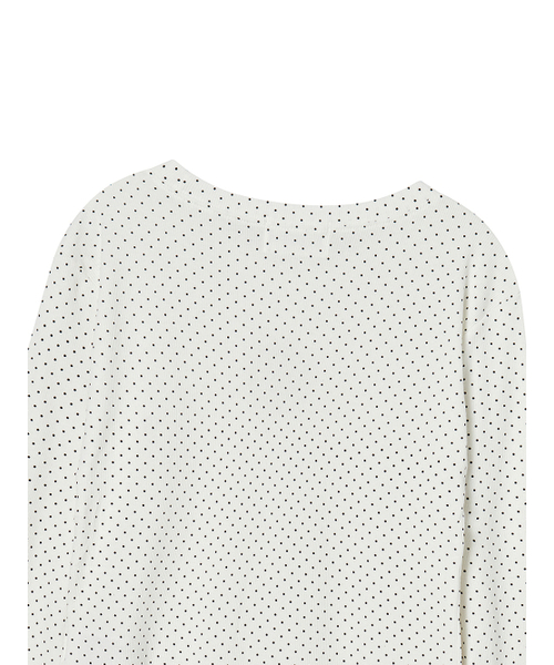 THE GREEN LAB（ザグリーンラボ）の「コズミックドットフリルロングスリーブ[アイボリー]（Tシャツ/カットソー・レディース・その他・FREE）」の10枚目の写真