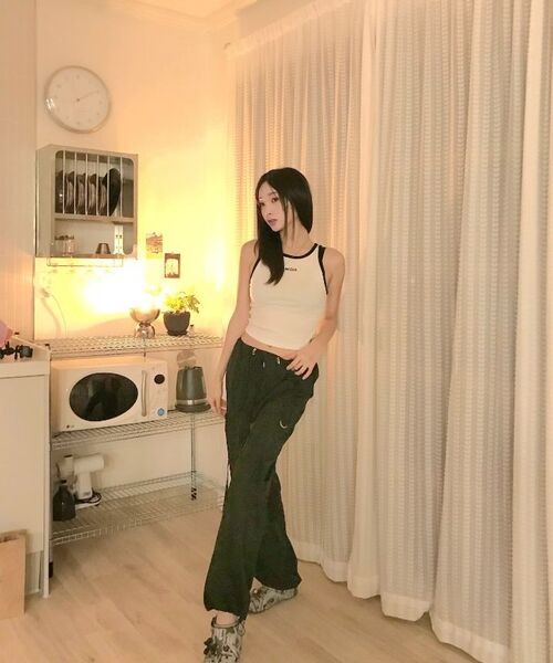THE GREEN LAB（ザグリーンラボ）の「ポケットストラップストリングジョガーパンツ[ベージュ]（スウェットパンツ・レディース・その他・FREE）」の14枚目の写真