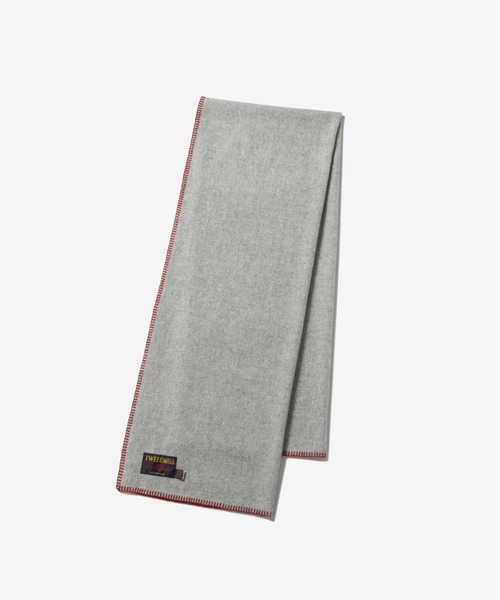TWEED MILL(ツイードミル)の「TWEEDMILL Lambswool Blanket Stitch ツイードミル ラムウール ブランケットステッチ ストール(ストール/ショール・レディース・シルバー系/ストーン/ブラック系1・ONE SIZE)」の12枚目の写真