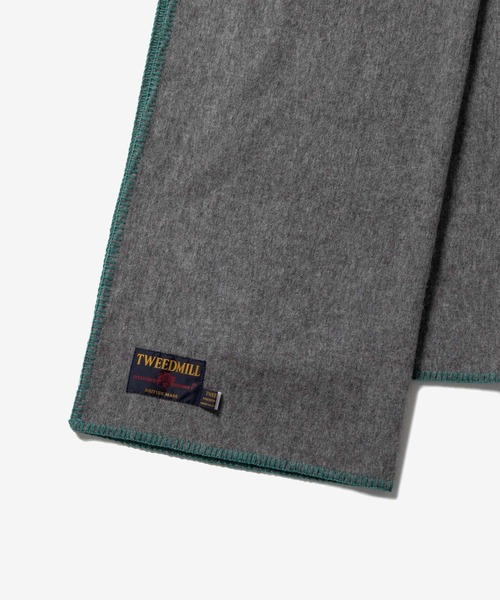 TWEED MILL(ツイードミル)の「TWEEDMILL Lambswool Blanket Stitch ツイードミル ラムウール ブランケットステッチ ストール(ストール/ショール・レディース・シルバー系/ストーン/ブラック系1・ONE SIZE)」の15枚目の写真