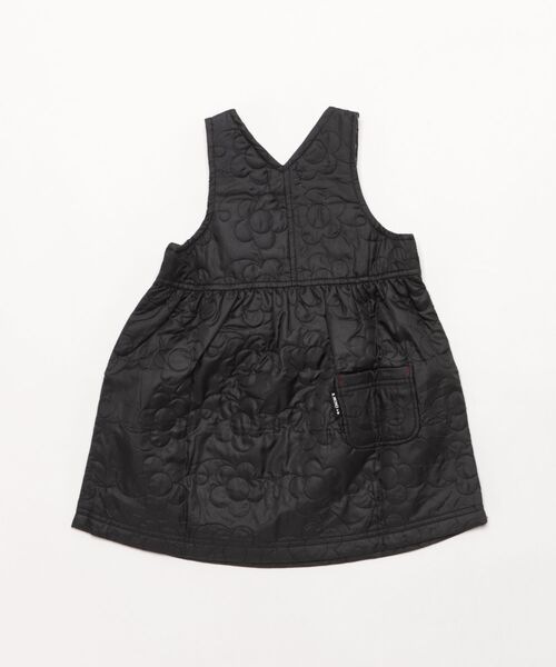 RAGMART（ラグマート）の「ナイロンキルトジャンパースカート（ジャンパースカート・キッズ・ブラック/アイボリー/カーキ・100cm/110cm/120cm/130cm）」の4枚目の写真