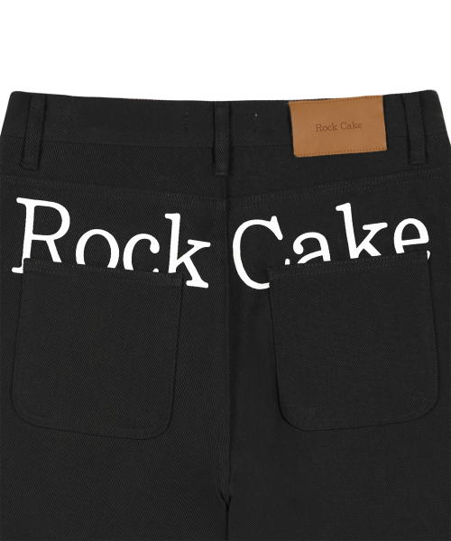 Lettering Hide Pants - Black（その他パンツ）｜ROCKCAKE（ロック