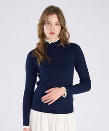 To b. by agnes b. | 【Outlet】メランジリブタートル(ニット/セーター)