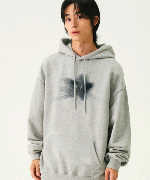 GRAVER（グレーバー）の「[ユニセックス]ブルースター フードパーカー_グレー（パーカー・レディース・グレー・MEDIUM/LARGE/SMALL）」の2枚目の写真