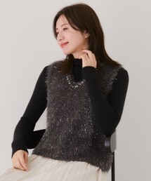 Jayro（ジャイロ）の「パール付きシャギーベスト（ベスト）」