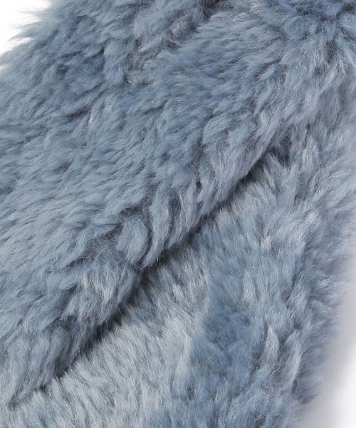 studio CLIP（スタディオクリップ）の「アソートボア差し込みマフラー（マフラー・レディース・チャコール/オレンジ/イエロー/ベージュ/ブルー・FREE）」の13枚目の写真