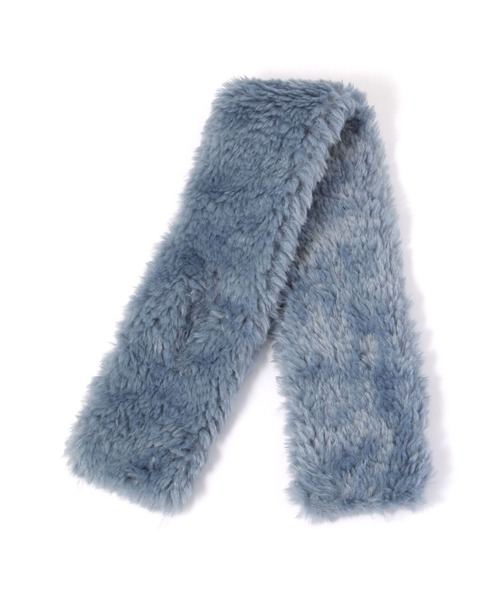 studio CLIP（スタディオクリップ）の「アソートボア差し込みマフラー（マフラー・レディース・チャコール/オレンジ/イエロー/ベージュ/ブルー・FREE）」の7枚目の写真