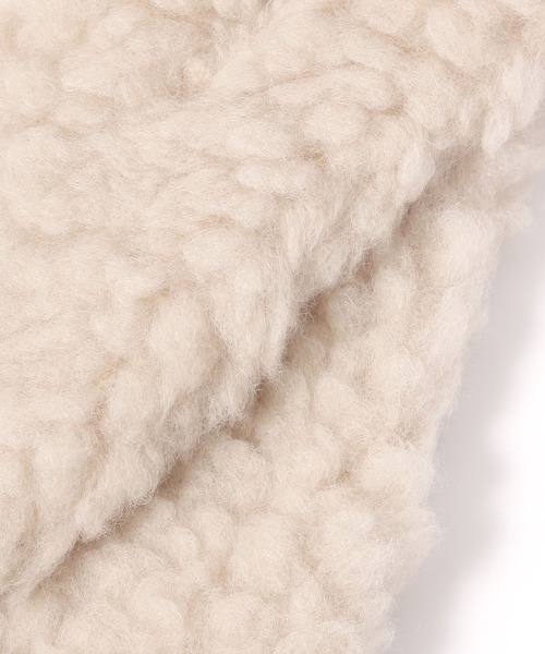 studio CLIP（スタディオクリップ）の「アソートボア差し込みマフラー（マフラー・レディース・チャコール/オレンジ/イエロー/ベージュ/ブルー・FREE）」の10枚目の写真