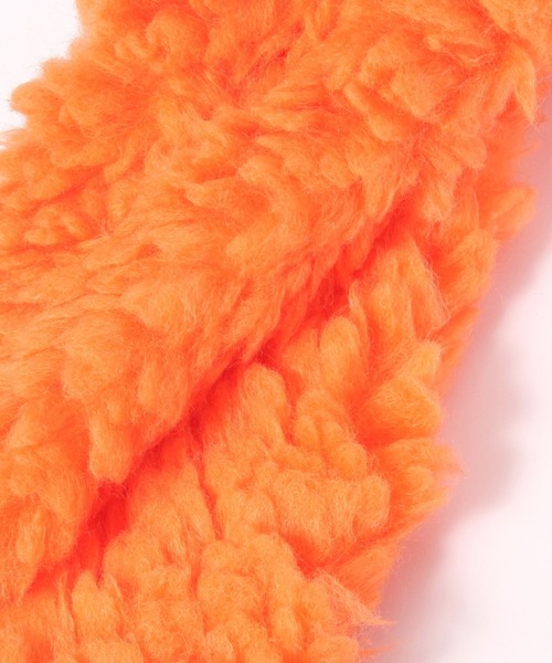 studio CLIP（スタディオクリップ）の「アソートボア差し込みマフラー（マフラー・レディース・チャコール/オレンジ/イエロー/ベージュ/ブルー・FREE）」の12枚目の写真