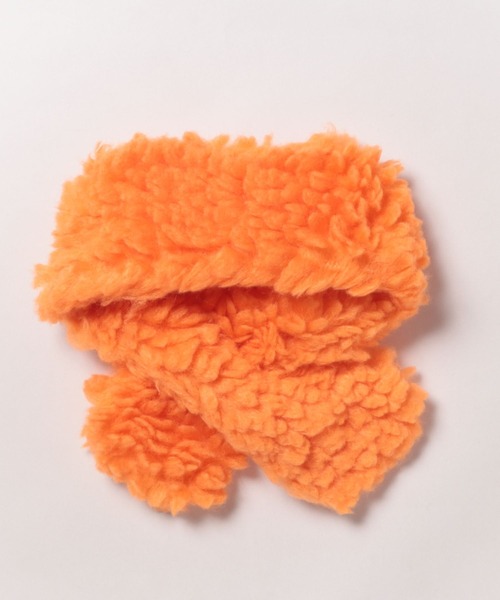 studio CLIP（スタディオクリップ）の「アソートボア差し込みマフラー（マフラー・レディース・チャコール/オレンジ/イエロー/ベージュ/ブルー・FREE）」の16枚目の写真