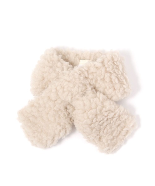 studio CLIP（スタディオクリップ）の「アソートボア差し込みマフラー（マフラー・レディース・ブルー/イエロー/オレンジ/ベージュ/チャコール・FREE）」の20枚目の写真