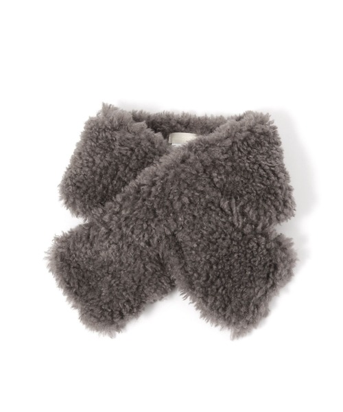 studio CLIP（スタディオクリップ）の「アソートボア差し込みマフラー（マフラー・レディース・ブルー/イエロー/オレンジ/ベージュ/チャコール・FREE）」の21枚目の写真