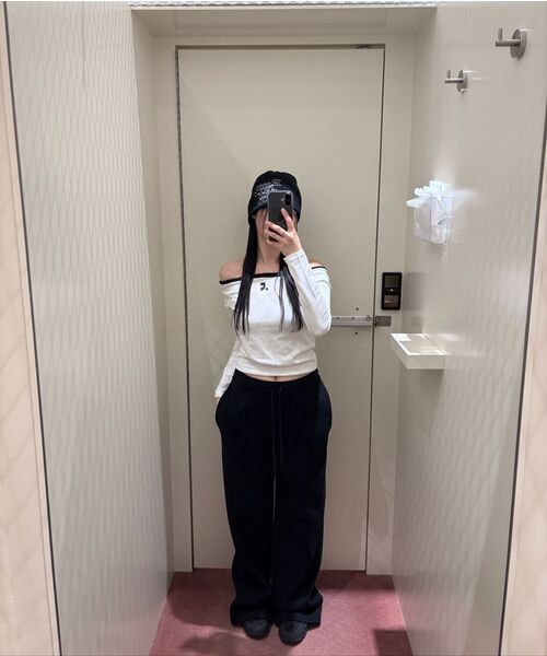 Rest&Recreation(レストアンドレクリエーション)の「KNIT POCKET PANTS - BLACK(その他パンツ・レディース・その他・ONE)」の2枚目の写真