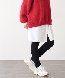 Ree&Mee（リーアンドミー）の「Ree&Mee 暖か 裏起毛 ストレッチ センターシームレス レギパン 9分丈 レギンスパンツ（レギンス/スパッツ・レディース）」