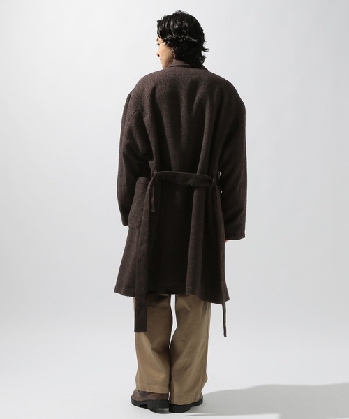 niko and...（ニコアンド）の「ネップツイードロングコート（ダウンジャケット/コート・メンズ・グレー/ブラウン・LARGE/MEDIUM）」の17枚目の写真